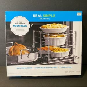 Real Simple 3-Tier Adjustable Oven Rack